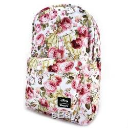 Disney Beauty and the Beast Backpack Loungefly 2018 NEW RELEASE Belle Floral NWT 
