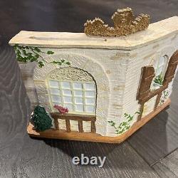 1990s Rare Disney Beauty And The Beast Belle In The Library 3-D Picture Frame
