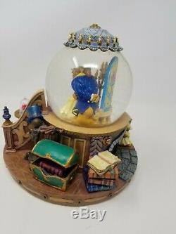 1991 Disney Beauty And The Beast Snowglobe Water Globe The Encahnted Love