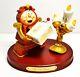 1991 Disney Beauty & Beast Be Our Guest Grand Plan Figurines Plaque/Music Box