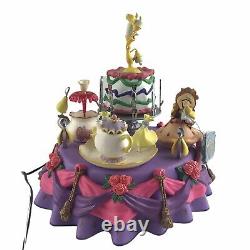 1991 Enesco Disney Beauty & The Beast Multi-Action Deluxe Music Box Be Our Guest