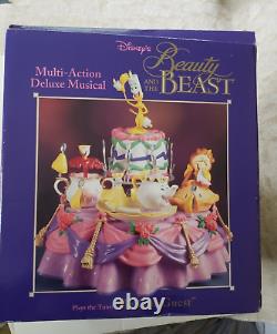1991 Enesco Disney's Beauty & the Beast Multi-Action Deluxe Musical