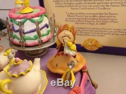1991 Enesco Disneys Beauty and the Beast BE OUR GUEST 598356 Music Box VERY RARE