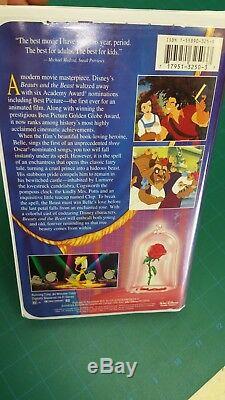 1992 Beauty And The Beast Black Diamond Classics VHS 1325 RARE Walt Disney's