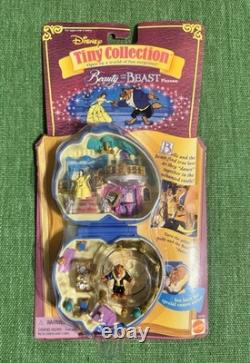 1995 Polly Pocket Disney Beauty & The Beast Tiny Collection Playcase Bluebird