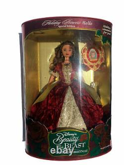 1997 Holiday Princess Belle Disney's Beauty and the Beast Barbie Doll 16710
