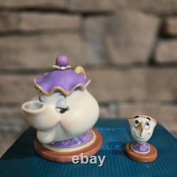 1997 WDCC Disney Beauty and the Beast Good Night, Luv Mrs. Potts & Chip, COA/Box