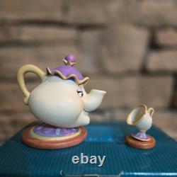 1997 WDCC Disney Beauty and the Beast Good Night, Luv Mrs. Potts & Chip, COA/Box