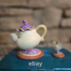 1997 WDCC Disney Beauty and the Beast Good Night, Luv Mrs. Potts & Chip, COA/Box