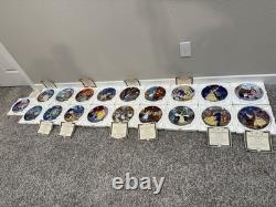 19 Vintage Disney Collectors Plates Little Mermaid Beauty and The Beast