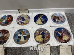 19 Vintage Disney Collectors Plates Little Mermaid Beauty and The Beast