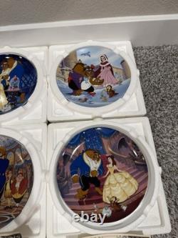 19 Vintage Disney Collectors Plates Little Mermaid Beauty and The Beast