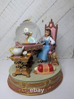 2009 Disney BEAUTY AND THE BEAST BELLE'Be Our Guest' Snow Globe