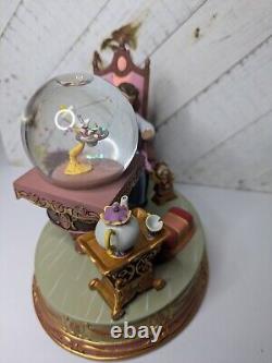 2009 Disney BEAUTY AND THE BEAST BELLE'Be Our Guest' Snow Globe