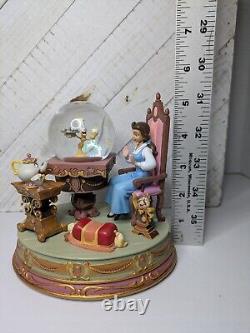 2009 Disney BEAUTY AND THE BEAST BELLE'Be Our Guest' Snow Globe