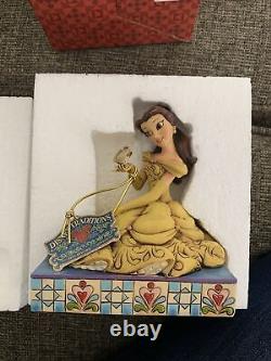 2013 Jim Shore/Disney BEAUTY & THE BEAST Belle & Chip Figure Curious And Kind