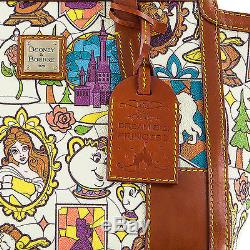2017 Disney Dooney & Bourke Beauty and the Beast Small Shopper Tote Bag SEALED