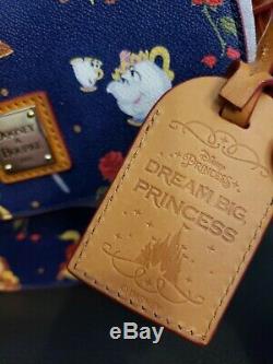 2019 DISNEY Dooney & Bourke BEAUTY AND THE BEAST Crossbody Saddle Bag NEW w tags