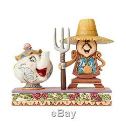 2019 Jim Shore Disney Traditions Beauty and the Beast Figurines 3 Piece Set New