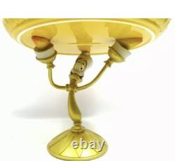 2021 Disney Beauty and the Beast Lumiere Cake Stand Ceramic Serving Platter New