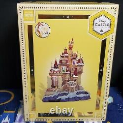 2022 Disney Belle Castle Collection Beauty & Beast Set Figure Puzzle Journal Pin