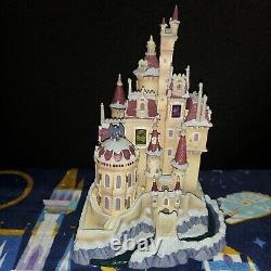 2022 Disney Belle Castle Collection Beauty & Beast Set Figure Puzzle Journal Pin