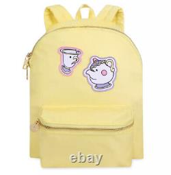 2022 Disney Parks Stoney Clover Lane Beauty & The Beast Patch Backpack Yellow