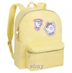 2022 Disney Parks Stoney Clover Lane Beauty & The Beast Patch Yellow Backpack