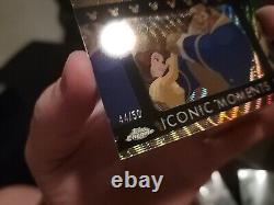 2023 Topps Chrome Disney 100 Beauty And The Beast Iconic Moments Gold /50