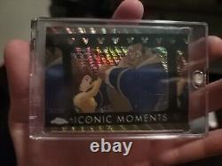 2023 Topps Chrome Disney 100 Beauty And The Beast Iconic Moments Gold /50