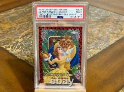 2023 Topps Disney Chrome 100 Beauty & The Beast Ou-5 Red Black 14/28 Psa 9