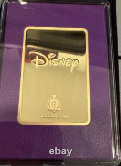 2025 Agoro Disney Beauty & The Beast Gold Gilded Amethyst. 999 Silver 10/20