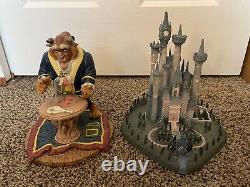 2 Disney Collectibles- Cinderella Castle & Beauty And The Beast