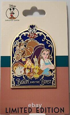 30th Anniversary Beauty and the Beast Pin Disney employee Center