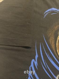 90s Disney Beauty and the Beast Portrait Rose Vintage Black TShirt Size XXL/XXXL