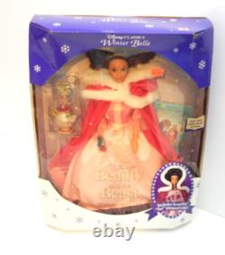 #992 NIB Vintage Mattel Disney Classics Beauty & the Beast Winter Belle Doll