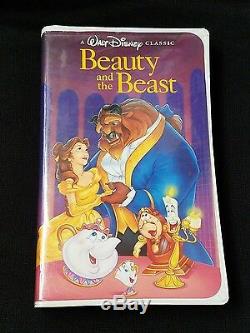 A Walt Disney Classic Beauty and the Beast 1992 VHS #1325 Black Diamond Edition