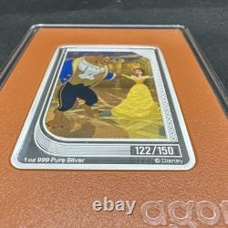 Agoro Disney Beauty and Beast 2025 1oz 0.999 Silver Proof #122/150