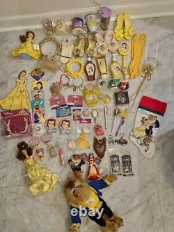 Amazing Vintage 90s Disney Beauty & The Beast Belle Collection 67 Items Some New