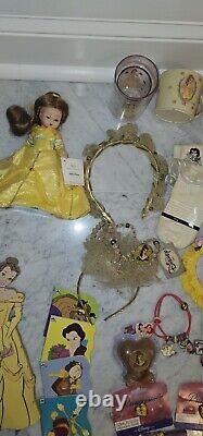 Amazing Vintage 90s Disney Beauty & The Beast Belle Collection 67 Items Some New
