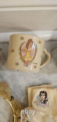 Amazing Vintage 90s Disney Beauty & The Beast Belle Collection 67 Items Some New
