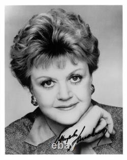 Angela Lansbury Signed Autograph Photo 8x10 Murder she wrote Disney Beauty Beast