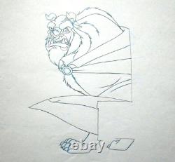 BEAUTY AND THE BEAST 1990s ORIGINAL PRODUCTION DRAWING TV WALT DISNEY