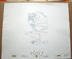 BEAUTY AND THE BEAST 1990s ORIGINAL PRODUCTION DRAWING TV WALT DISNEY