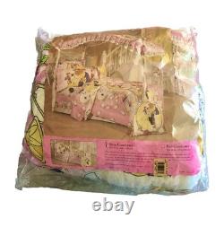BEAUTY AND THE BEAST 90s Twin Comforter & Sheet Set 4pc Vintage Disney Bedding