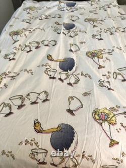 BEAUTY AND THE BEAST 90s Twin Comforter & Sheet Set 4pc Vintage Disney Bedding