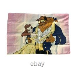 BEAUTY AND THE BEAST 90s Twin Comforter & Sheet Set 4pc Vintage Disney Bedding