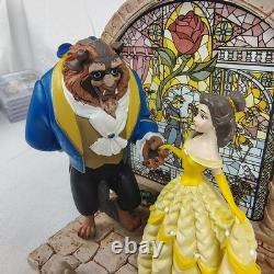 BEAUTY AND THE BEAST BUSINESS CARD HOLDER 26007 From Desk Set Disney Retired