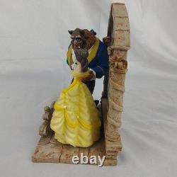 BEAUTY AND THE BEAST BUSINESS CARD HOLDER 26007 From Desk Set Disney Retired
