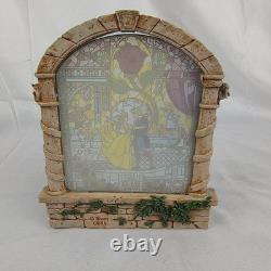 BEAUTY AND THE BEAST BUSINESS CARD HOLDER 26007 From Desk Set Disney Retired